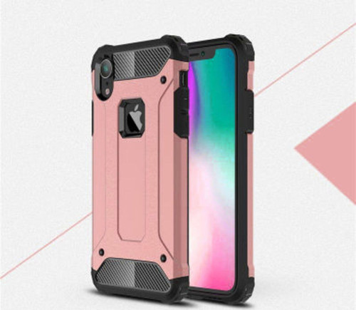 İphone Xr Tam Koruma Sağlayan Çift Katmanlı Crash Premium Sert Silikon Kılıf