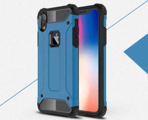 İphone Xr Tam Koruma Sağlayan Çift Katmanlı Crash Premium Sert Silikon Kılıf