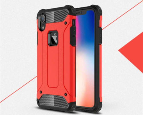 İphone Xr Tam Koruma Sağlayan Çift Katmanlı Crash Premium Sert Silikon Kılıf