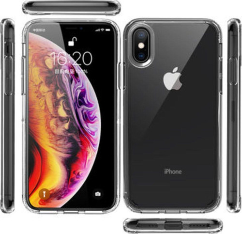 İphone Xs Max Tam Koruma Sağlayan Sert Ve Şeffaf Coss Premium Silikon Kılıf