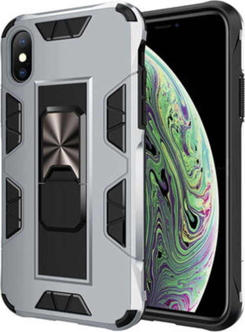 İphone Xs Max Stantlı Ve Tam Koruma Sağlayan Şık Volve Premium Sert Silikon Kılıf