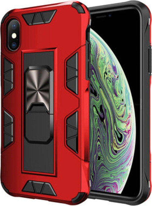 İphone Xs Max Stantlı Ve Tam Koruma Sağlayan Şık Volve Premium Sert Silikon Kılıf
