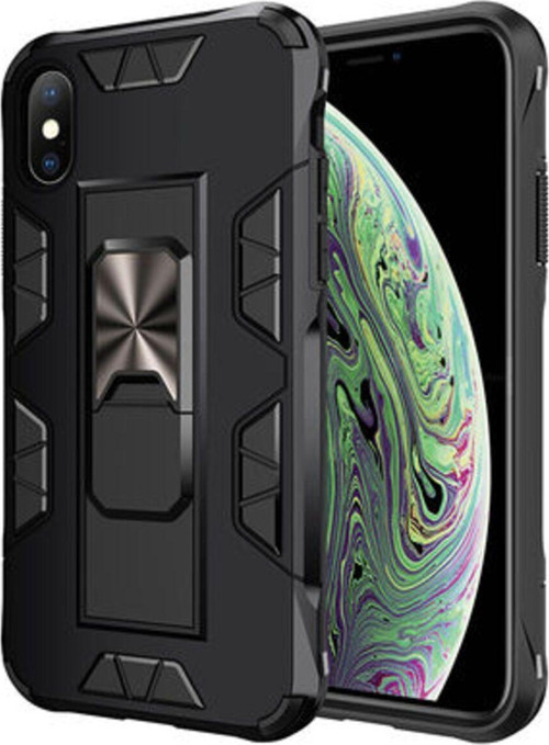 İphone Xs Max Stantlı Ve Tam Koruma Sağlayan Şık Volve Premium Sert Silikon Kılıf