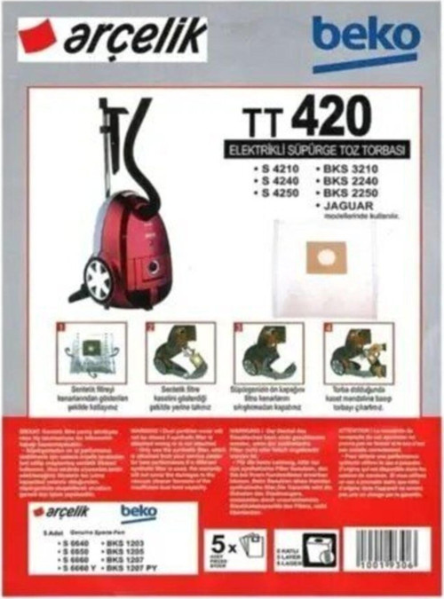 Bks 2240 Süpürge Toz Torbası (10 Adet)