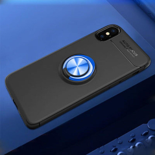 İphone Xs Ultra Koruma Sağlayan Stant Özellikli Yüzüklü Ravel Silikon Kılıf