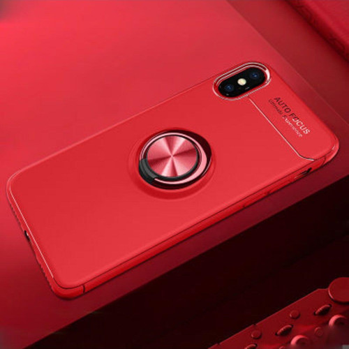 İphone Xs Ultra Koruma Sağlayan Stant Özellikli Yüzüklü Ravel Silikon Kılıf