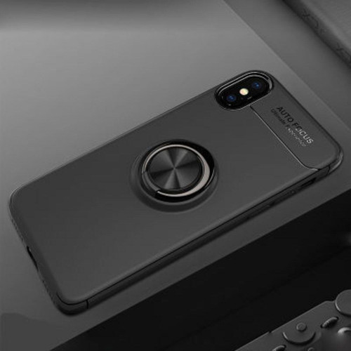 İphone Xs Ultra Koruma Sağlayan Stant Özellikli Yüzüklü Ravel Silikon Kılıf