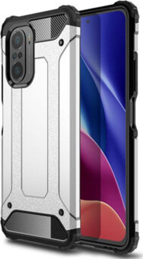 Poco F3 Tam Koruma Sağlayan Çift Katmanlı Crash Premium Sert Silikon Kılıf