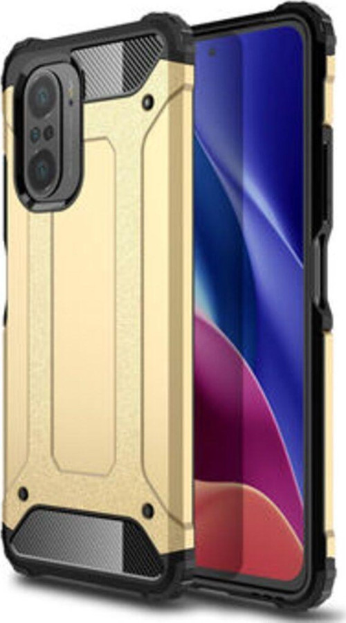 Poco F3 Tam Koruma Sağlayan Çift Katmanlı Crash Premium Sert Silikon Kılıf