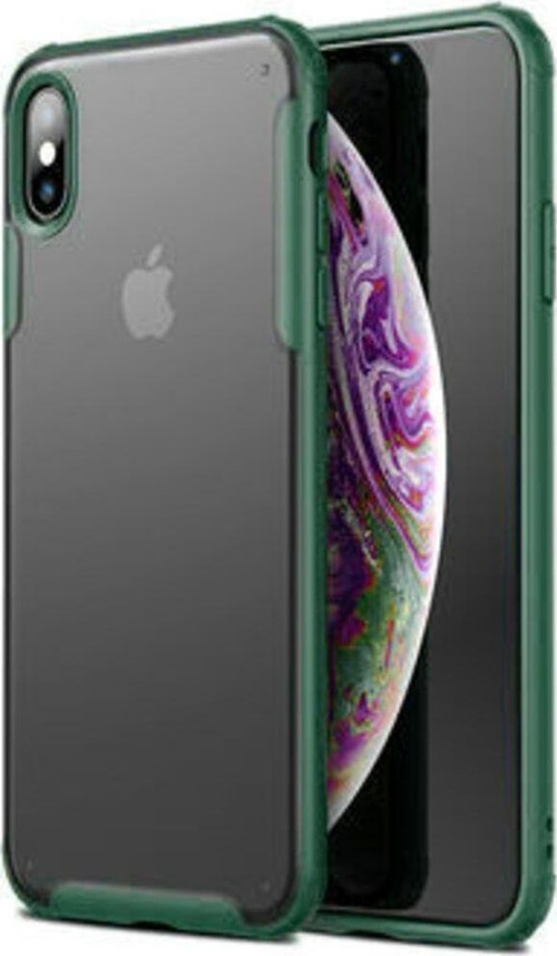İphone Xs Sert Yapılı Ve Köşe Korumalı Arkası Buğulu Şık Volks Premium Kılıf