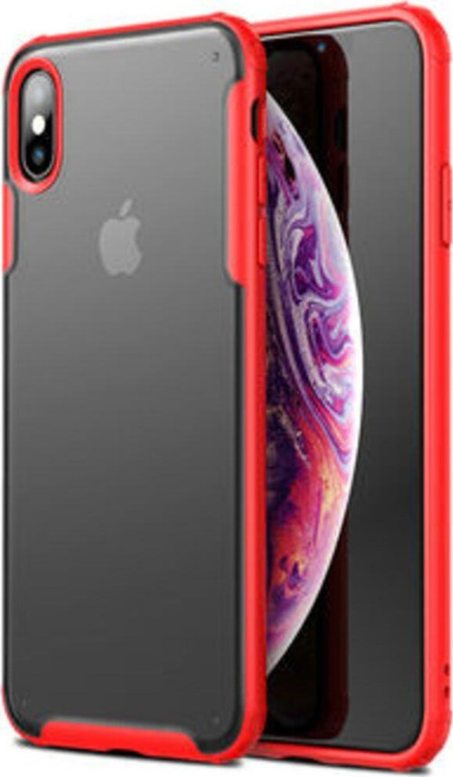 İphone Xs Sert Yapılı Ve Köşe Korumalı Arkası Buğulu Şık Volks Premium Kılıf
