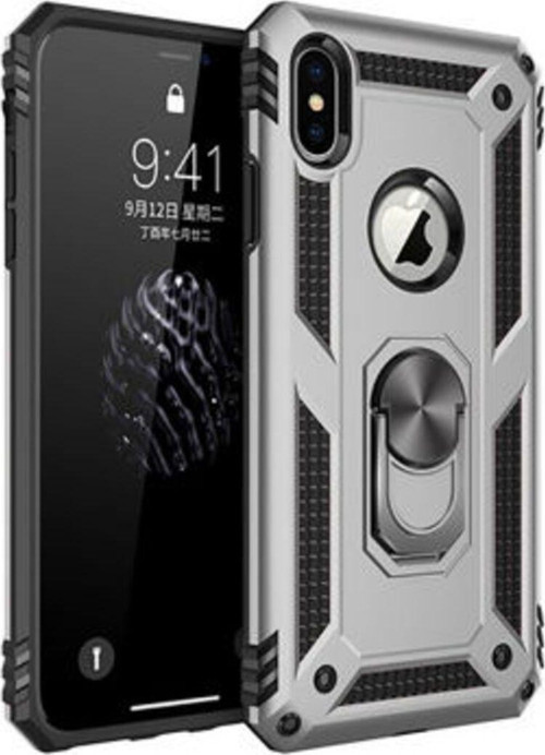 İphone X Çift Katmanlı Ve Yüzüklü Tam Koruma Vega Premium Kılıf
