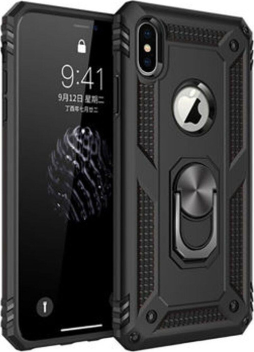 İphone X Çift Katmanlı Ve Yüzüklü Tam Koruma Vega Premium Kılıf