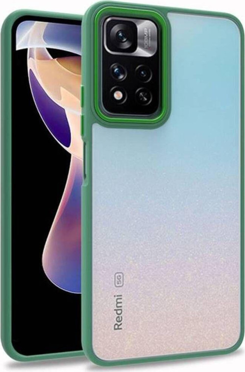 Poco M4 Pro 5G Şık Görünümlü Ve Arkası Şeffaf Flora Premium Kılıf