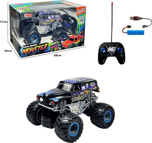 JY-1003-04-07-08 Kumandalı Full Fonksiyon Şarjlı Monster Jeep -Vardem