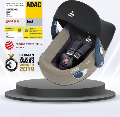 Albert Lite Oto Güvenlik Koltuğu | 0–13 kg, 2019 ADAC Şampiyonu Tasarım Ödüllü - Alfalfa