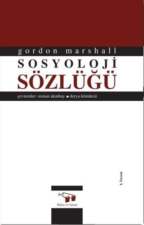 Bilim ve Sanat Sosyoloji Sözlüğü