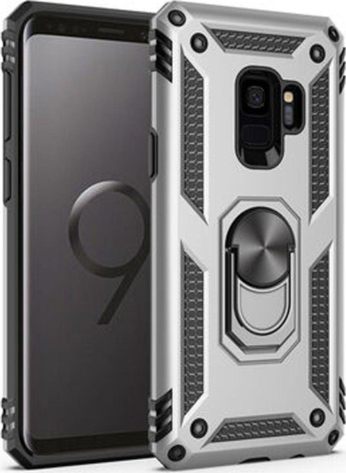 Samsung Galaxy S9 Çift Katmanlı Ve Yüzüklü Tam Koruma Vega Premium Kılıf