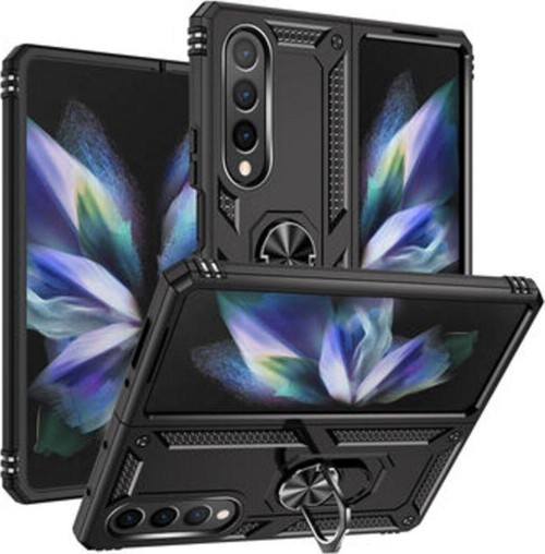 Samsung Galaxy Z Fold 4 Çift Katmanlı Ve Yüzüklü Tam Koruma Vega Premium Kılıf