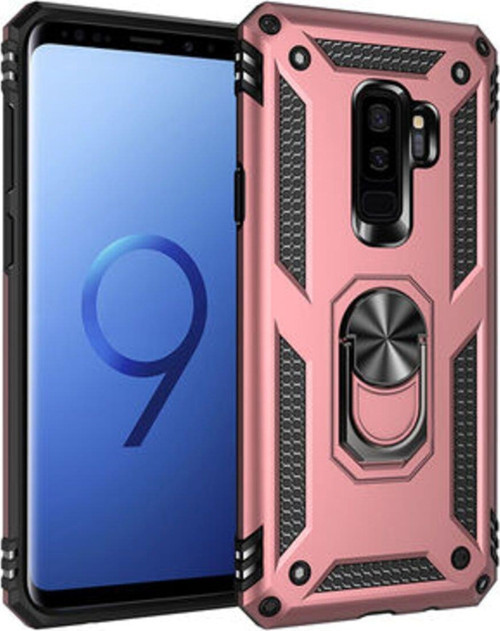 Samsung Galaxy S9 Plus Çift Katmanlı Ve Yüzüklü Tam Koruma Vega Premium Kılıf