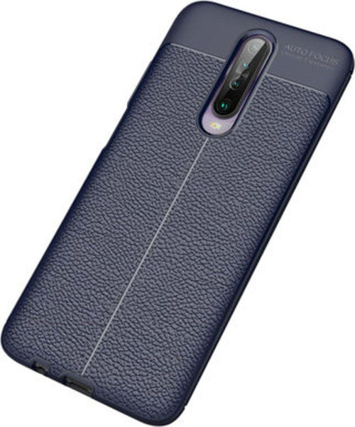 Poco X2 Deri Desenli Yüksek Koruma Sağlayan Niss Premium Silikon Kılıf