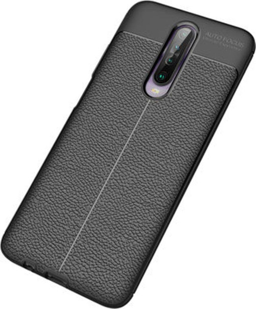 Poco X2 Deri Desenli Yüksek Koruma Sağlayan Niss Premium Silikon Kılıf