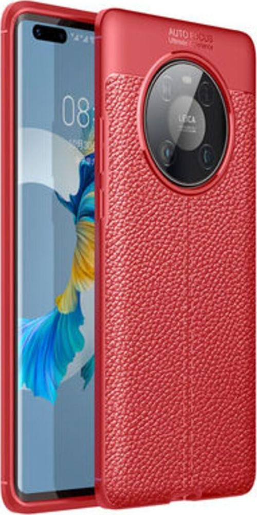 Huawei Mate 40 Pro Deri Desenli Yüksek Koruma Sağlayan Niss Premium Silikon Kılıf