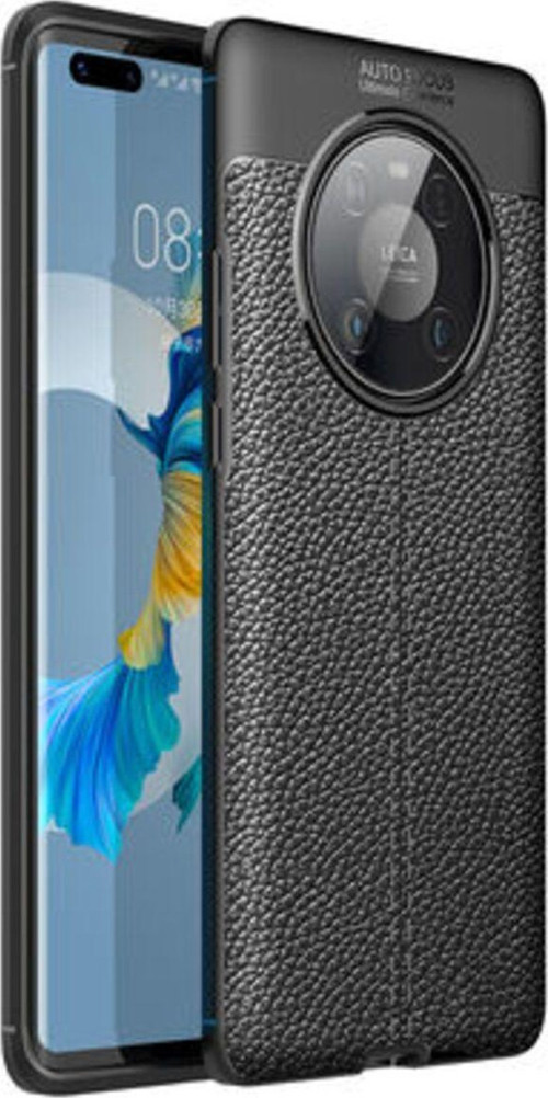 Huawei Mate 40 Pro Deri Desenli Yüksek Koruma Sağlayan Niss Premium Silikon Kılıf