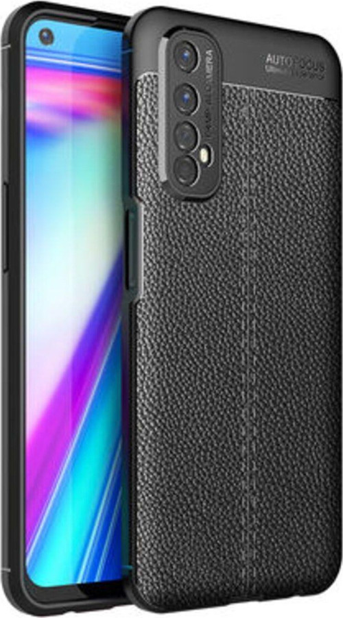 Realme 7 Deri Desenli Yüksek Koruma Sağlayan Niss Premium Silikon Kılıf