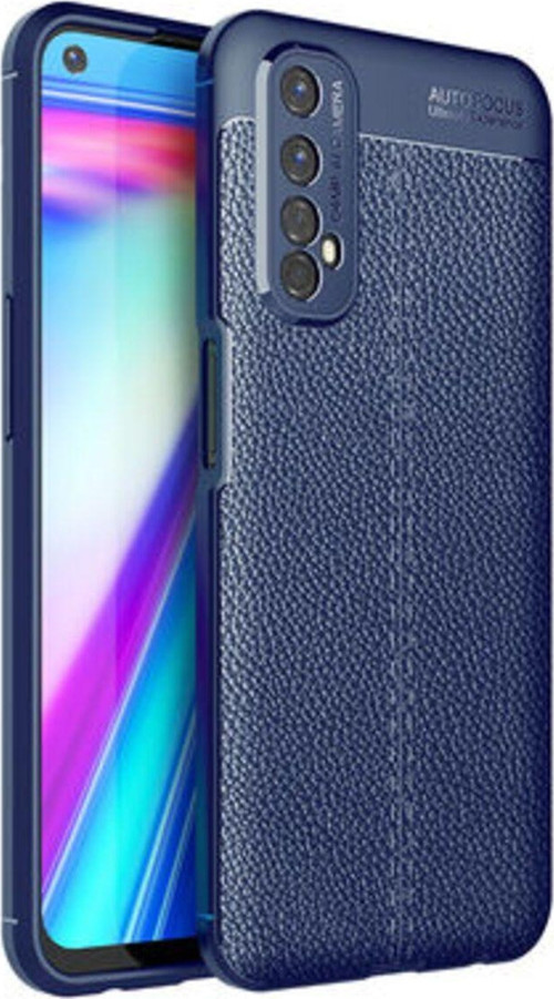Realme 7 Deri Desenli Yüksek Koruma Sağlayan Niss Premium Silikon Kılıf