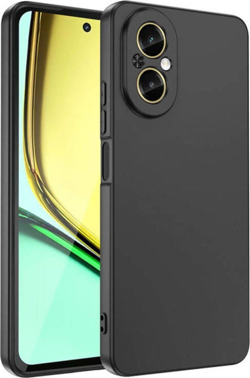 Realme 12 Lite Kılıf Kadife Dolgulu Şık Candy Lansman Silikon Kapak