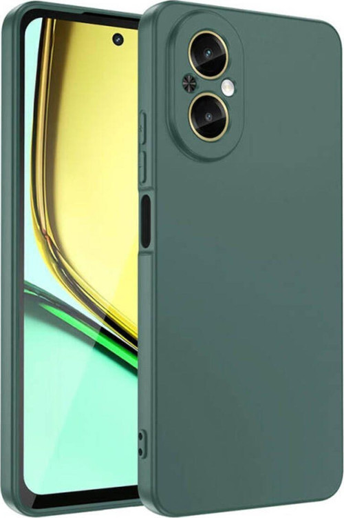 Realme 12 Lite Kılıf Kadife Dolgulu Şık Candy Lansman Silikon Kapak