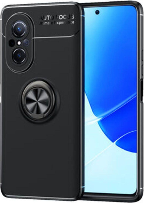 Huawei Nova 9 Se Ultra Koruma Sağlayan Stant Özellikli Yüzüklü Ravel Silikon Kılıf