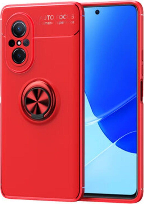 Huawei Nova 9 Se Ultra Koruma Sağlayan Stant Özellikli Yüzüklü Ravel Silikon Kılıf