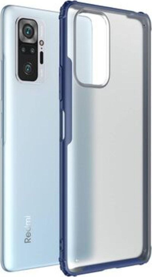 Redmi Note 10 Pro Sert Yapılı Ve Köşe Korumalı Arkası Buğulu Şık Volks Premium Kılıf