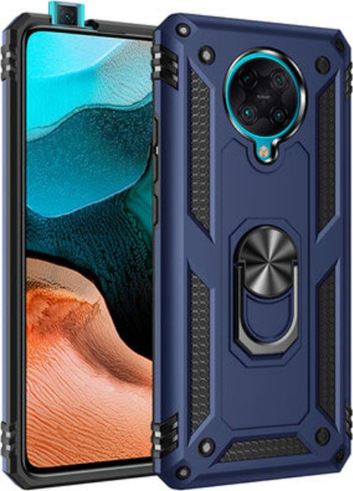 Redmi K30 Pro Çift Katmanlı Ve Yüzüklü Tam Koruma Vega Premium Kılıf