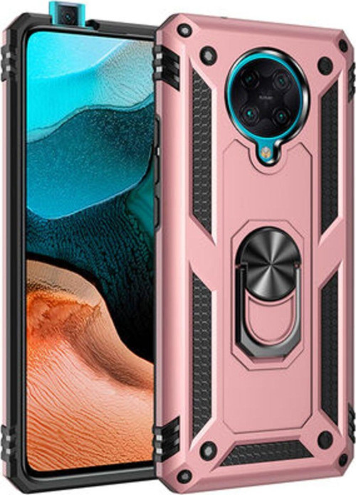 Redmi K30 Pro Çift Katmanlı Ve Yüzüklü Tam Koruma Vega Premium Kılıf