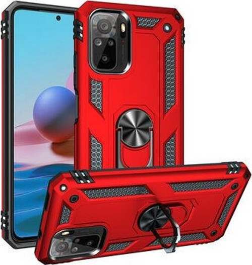 Redmi Note 10 Çift Katmanlı Ve Yüzüklü Tam Koruma Vega Premium Kılıf
