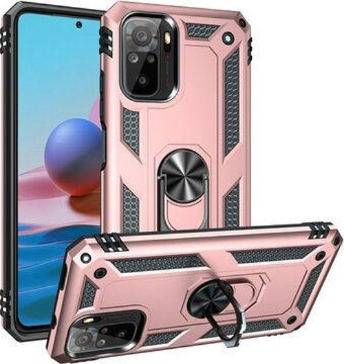Redmi Note 10 Çift Katmanlı Ve Yüzüklü Tam Koruma Vega Premium Kılıf