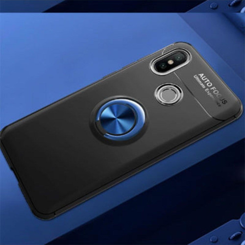 Redmi Note 7 Ultra Koruma Sağlayan Stant Özellikli Yüzüklü Ravel Silikon Kılıf