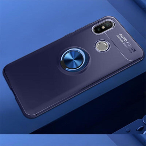 Redmi Note 7 Ultra Koruma Sağlayan Stant Özellikli Yüzüklü Ravel Silikon Kılıf
