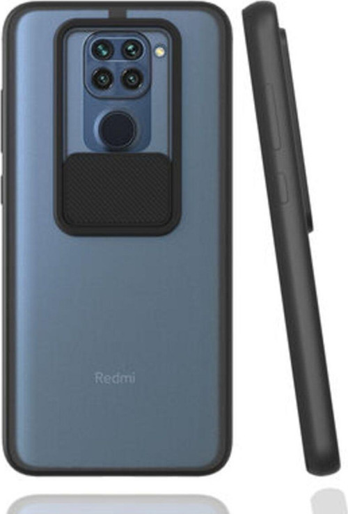 Redmi Note 9 Kamera Koruma Sürgülü Şık Pena Silikon Kılıf
