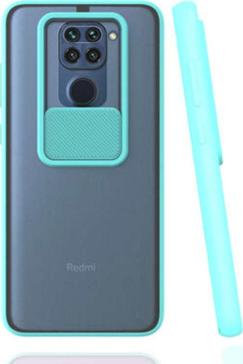 Redmi Note 9 Kamera Koruma Sürgülü Şık Pena Silikon Kılıf
