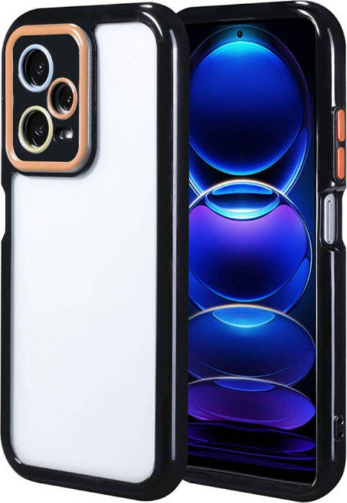 Redmi Note 12 Pro 5G Kılıf Kamera Korumalı Renkli Kenar Ve Çerçeve Tasarımlı Vitamin Kapak