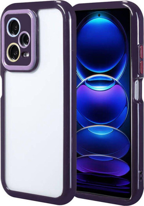 Redmi Note 12 Pro 5G Kılıf Kamera Korumalı Renkli Kenar Ve Çerçeve Tasarımlı Vitamin Kapak