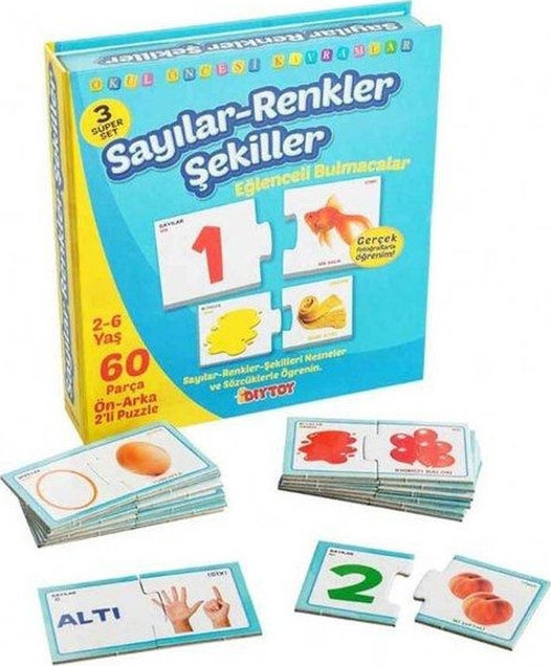 Eğlenceli Sayılar Renkler Şekiller Eğitici Oyun