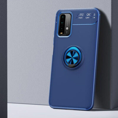 Redmi Note 9 4G Ultra Koruma Sağlayan Stant Özellikli Yüzüklü Ravel Silikon Kılıf
