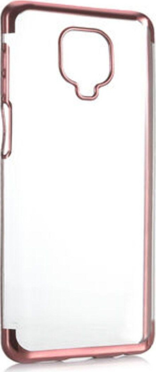 Redmi Note 9S Kenarları Renkli Arkası Şeffaf Bosses Premium Silikon Kılıf