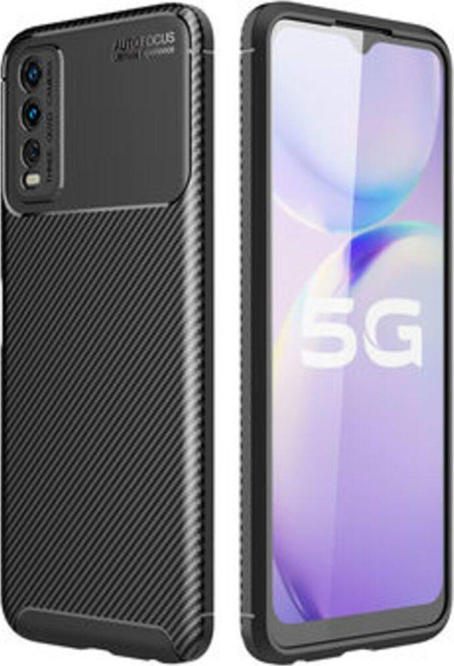 Vivo Y20S Gofret Desenli Ultra Koruma Sağlayan Negro Silikon Kılıf