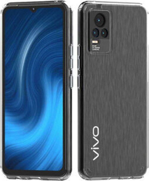 Vivo V21E Tam Koruma Sağlayan Sert Ve Şeffaf Coss Premium Silikon Kılıf